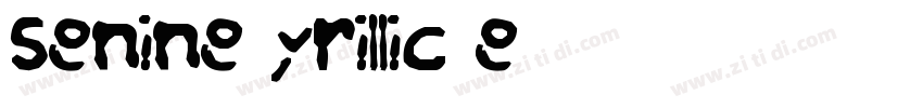 Asenine Cyrillic Re字体转换